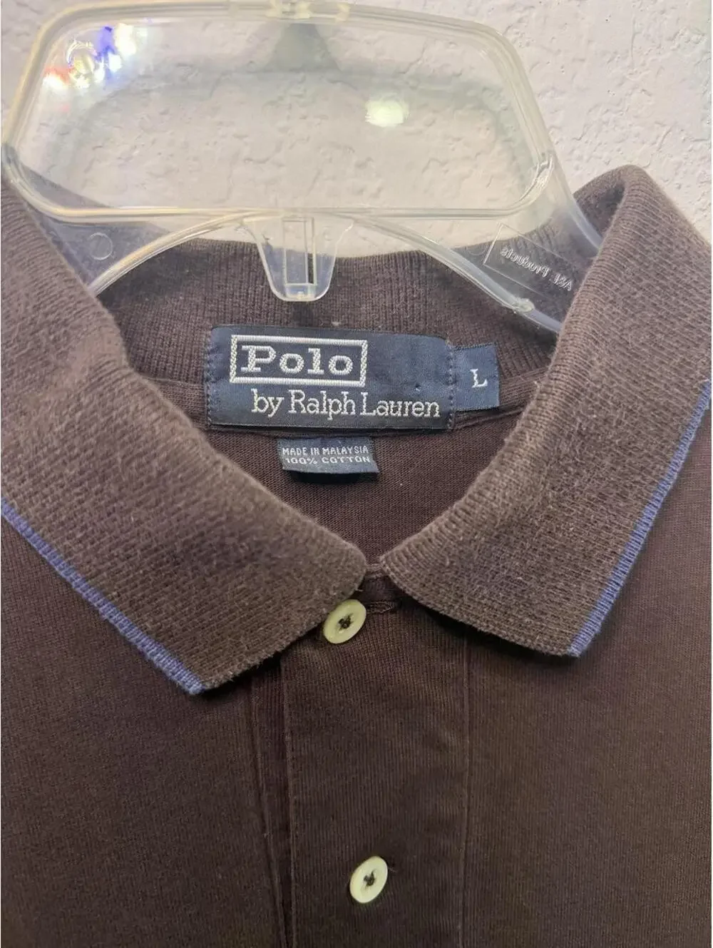 Polo Ralph Lauren Brown Polo Shirt - L